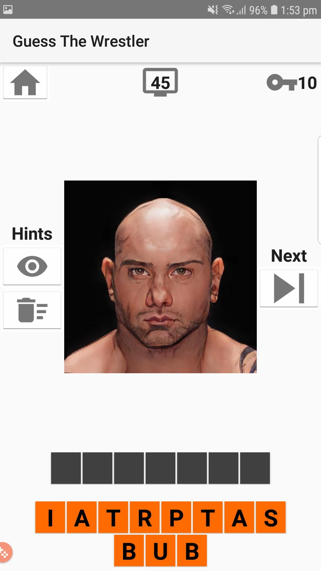 Guess the Wrestler screenshot
